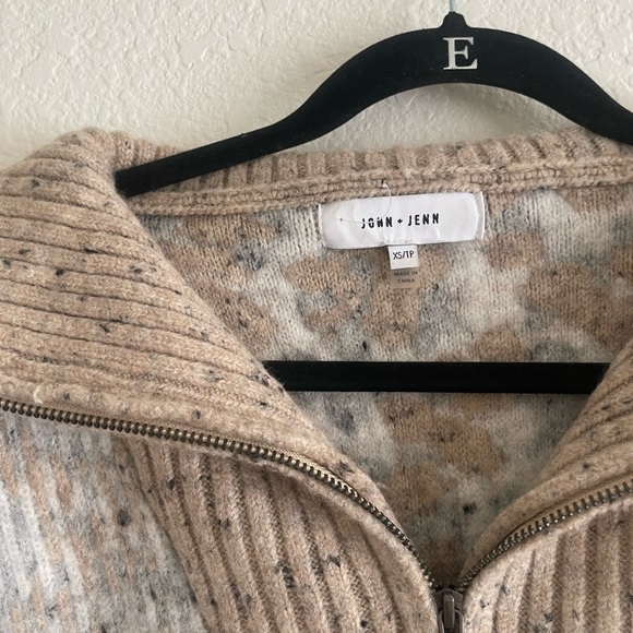 Revolve Oversized Knit QuartZip Pullover - Picture 2 of 3